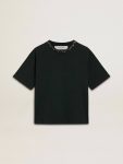 Golden Goose Women T-Shirts & Tops Women's Black T-Shirt With Crystals Black - 1