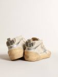 Golden Goose Women White Mid Star Mid Star Ltd With Glitter Star And Metallic Leather Flash - 4