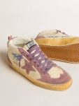 Golden Goose Women Women’s Mid Star Lab In Nylon And Nappa With Mauve Suede Star Mid Star - 3