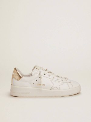Golden Goose Women Women’s Purestar Sneakers With Gold-Coloured Heel Tab Purestar - 1