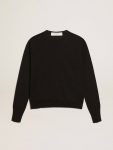 Golden Goose Women Women's Round-Neck Sweater In Black Wool Knitwear Black - 1