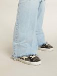 Golden Goose Women Women’s Super-Star In Studded Black Nappa With White Leather Star Super-Star - 3