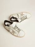 Golden Goose Women Women's Super-Star With Black Heel Tab And Metal Stud Lettering Super-Star - 2