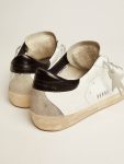 Golden Goose Women Women's Super-Star With Black Heel Tab And Metal Stud Lettering Super-Star - 5