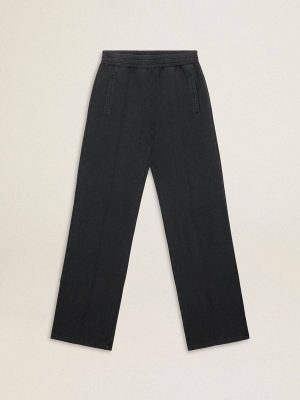 Golden Goose Women's Navy Blue Joggers Jeans & Pants Women Navy Blue - 1