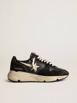 Golden Goose Women's Running Sole In Black Nappa And Suede Women Running Sole - 1