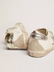 Golden Goose Women's Super-Star With Silver Heel Tab And Metal Stud Lettering Super-Star Women - 4