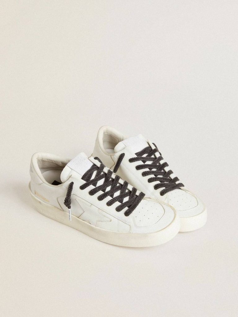 Golden Goose Worn-Black Cotton Laces With Logoed Aglet Laces Women Worn Black - 3