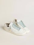 Gray Lurex Laces With Contrasting Black Logo Golden Goose Laces Gray Women - 3