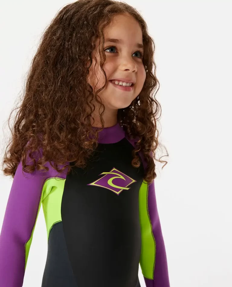 Groms Omega Back Zip 3/2Mm Fullsuit Wetsuit Kids Springsuits Rip Curl - 3
