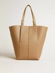 Handle Bags 24/7 Bag In Cappuccino-Colored Leather With Adjustable Handles Golden Goose Women Cappuccino - 4