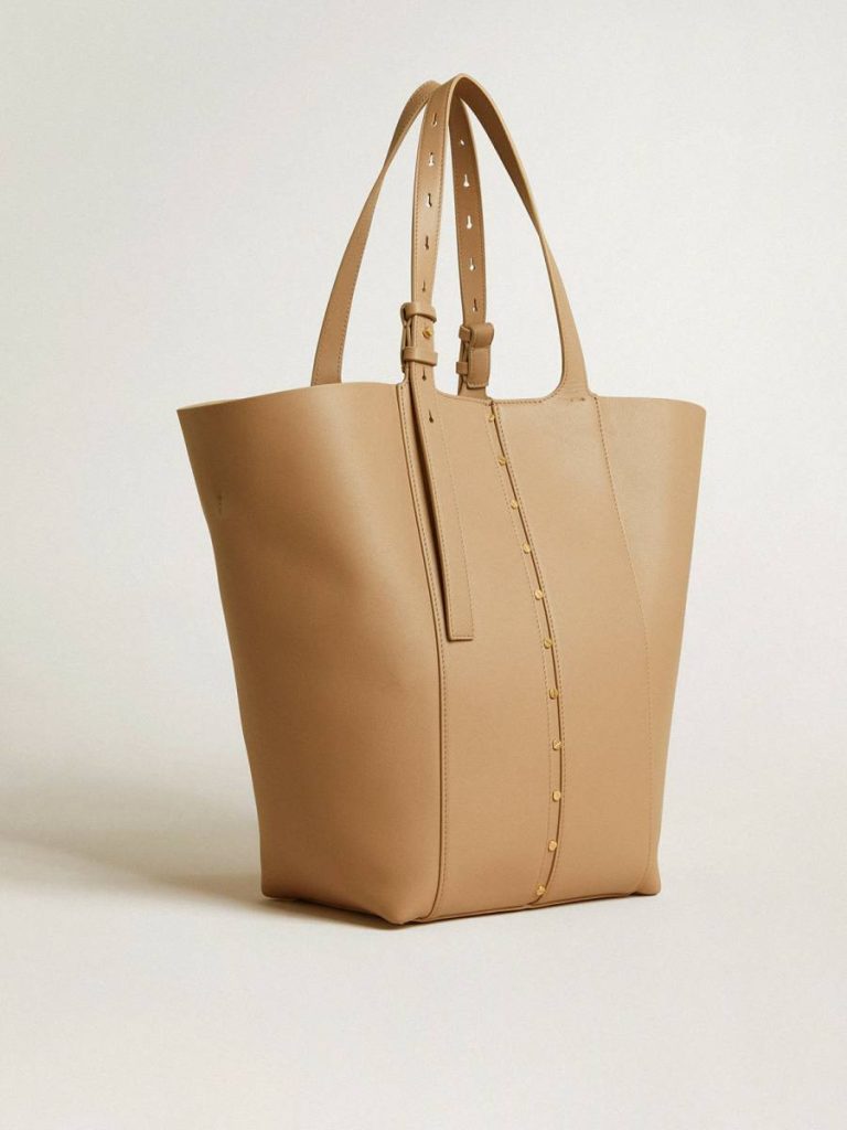Handle Bags 24/7 Bag In Cappuccino-Colored Leather With Adjustable Handles Golden Goose Women Cappuccino - 5