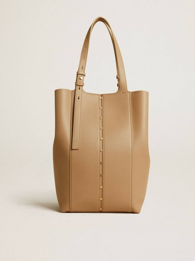 Handle Bags 24/7 Bag In Cappuccino-Colored Leather With Adjustable Handles Golden Goose Women Cappuccino - 1