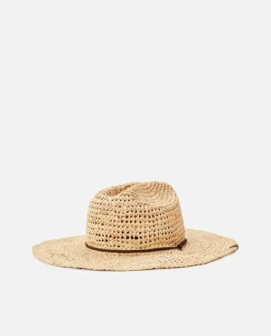 Hats & Beanies Rip Curl Women Crushable Straw Cowgirl Hat - 1