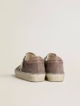 Hi Star In Suede With Silver Leather Star And Leather Heel Tab Golden Goose Hi Star Women - 4