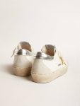 Hi Star With Swarovski Crystal Star And Silver Leather Heel Tab Women Hi Star White Golden Goose - 4