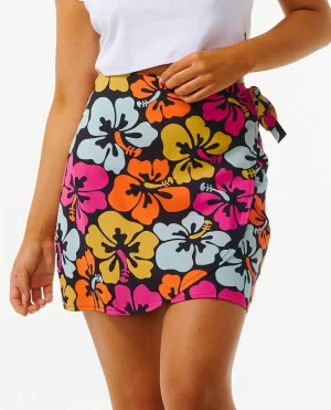 Hibiscus Heat Wrap Skirt Skirts Women Rip Curl - 1