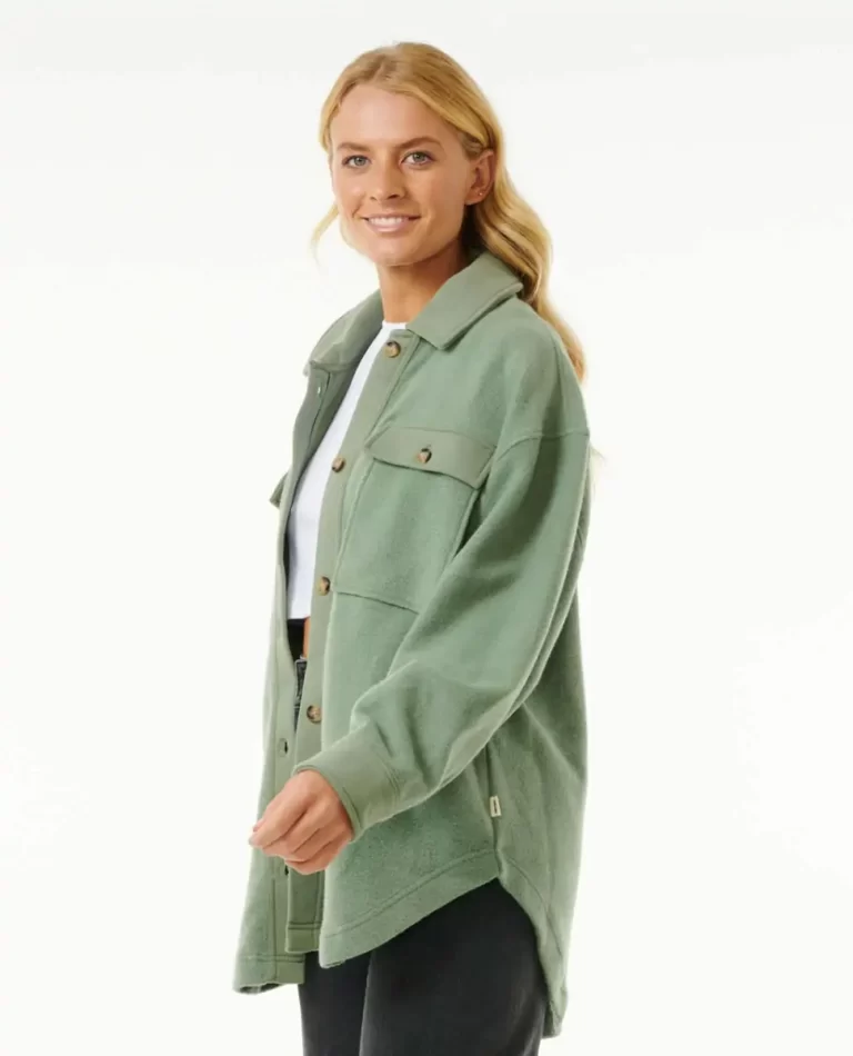 High Tide Fleece Shacket Rip Curl Jackets Women - 3