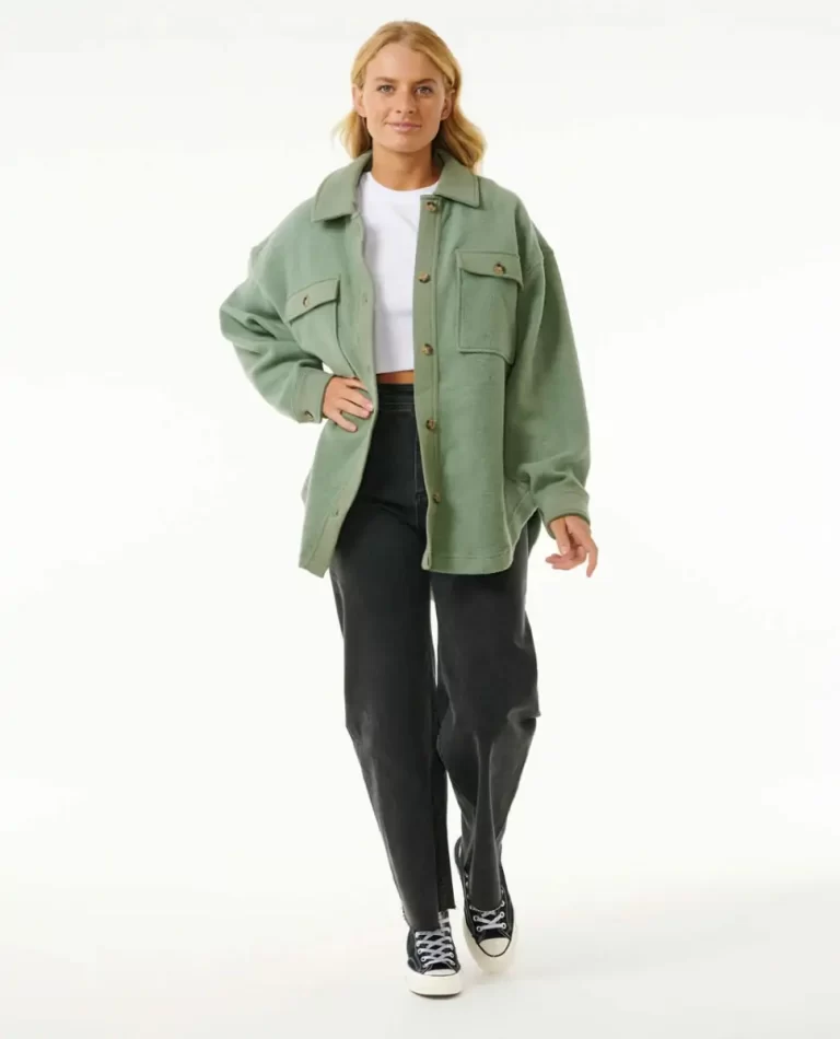 High Tide Fleece Shacket Rip Curl Jackets Women - 5