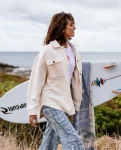 High Tide Fleece Shacket Women Jackets Rip Curl - 1