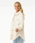 High Tide Fleece Shacket Women Jackets Rip Curl - 3