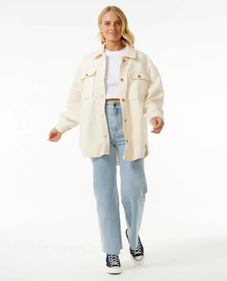 High Tide Fleece Shacket Women Jackets Rip Curl - 5