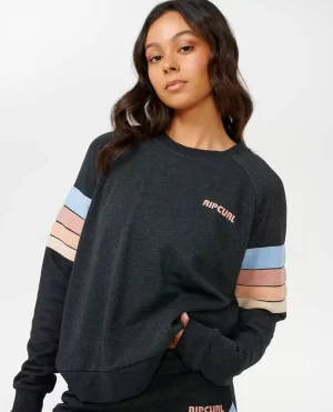 High Tide Raglan Crew Rip Curl Women Hoodies & Fleece - 1