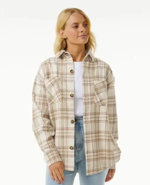 High Tide Soft Flannel Jackets Women Rip Curl - 1