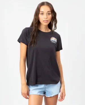 Hoodies & Fleece Breaking Waves Standard Tee Women Rip Curl - 1