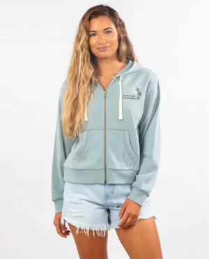 Hoodies & Fleece Diamond Bay Desto Zip Through Fleece Hood Women Rip Curl - 1