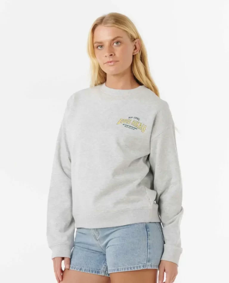Hoodies & Fleece Eddie Would Go The Bay Crew Rip Curl Women - 3