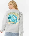 Hoodies & Fleece Eddie Would Go The Bay Crew Rip Curl Women - 5