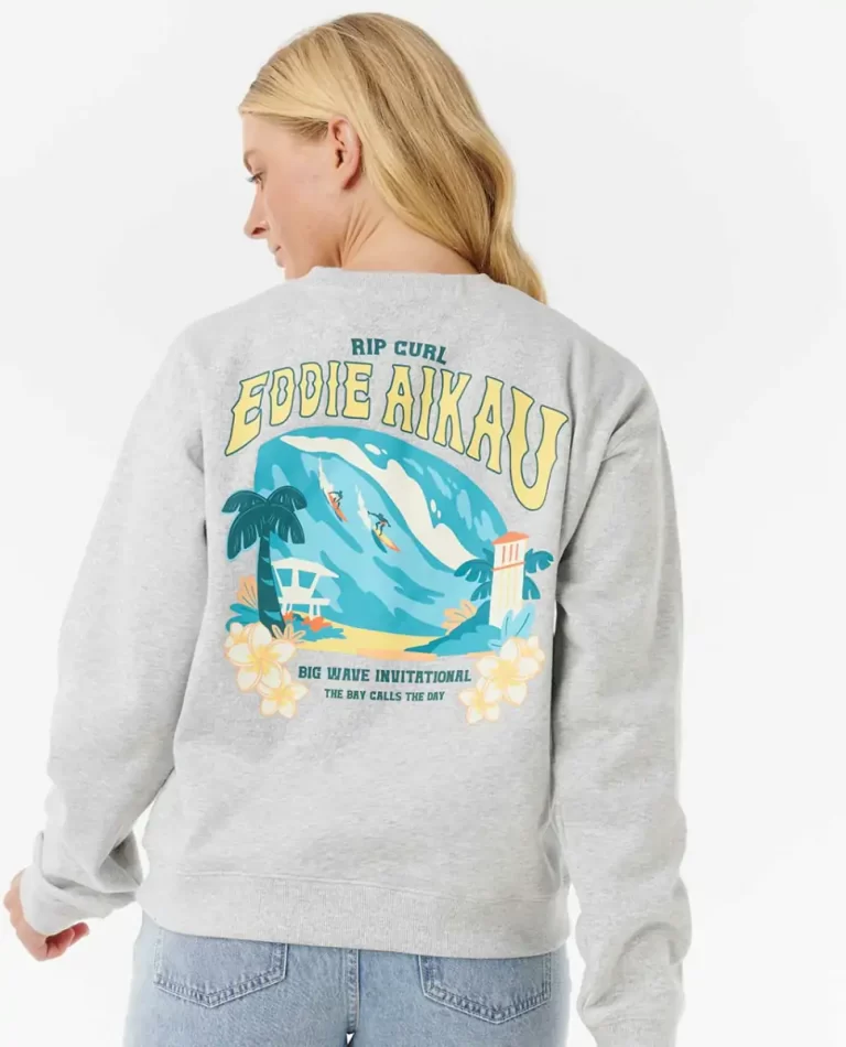 Hoodies & Fleece Eddie Would Go The Bay Crew Rip Curl Women - 5