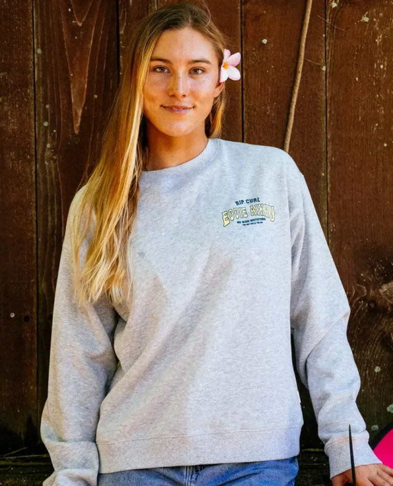 Hoodies & Fleece Eddie Would Go The Bay Crew Rip Curl Women - 1