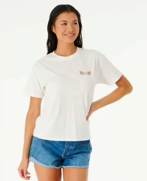Hula Surfer Relaxed Tee Rip Curl Women Tees & Tanks - 1