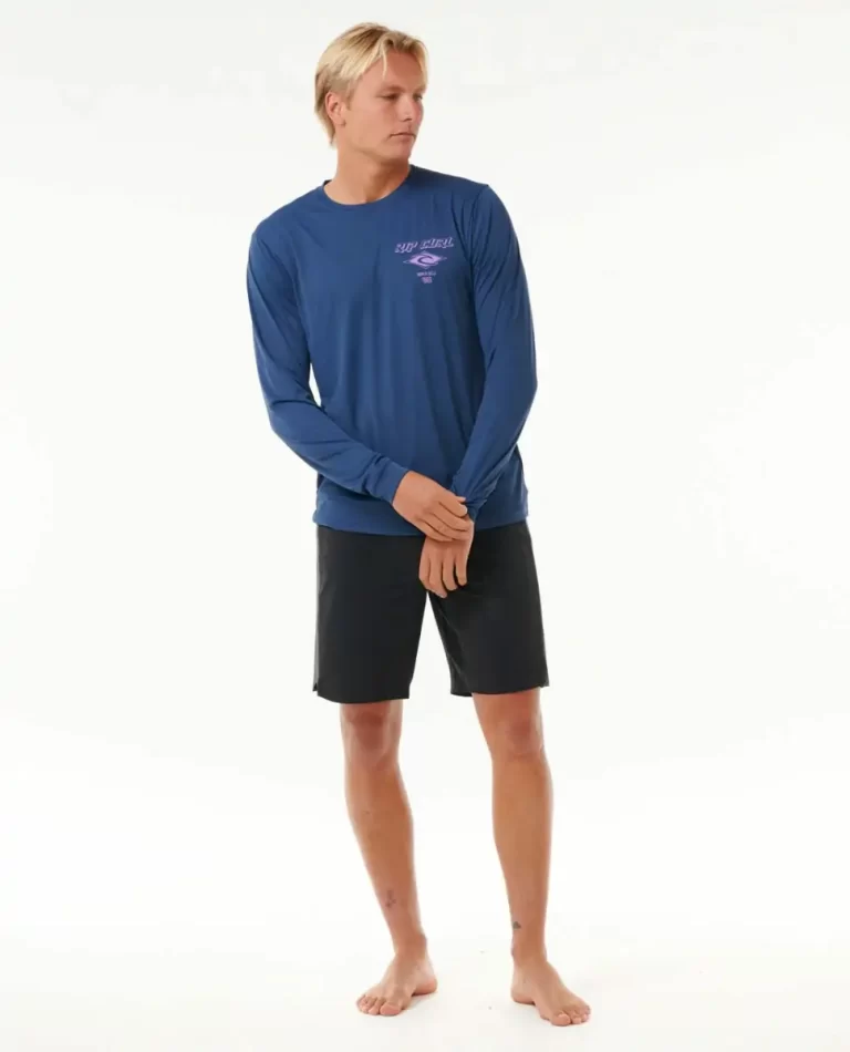 Icons Surflite Uv Long Sleeve Rash Guard Rip Curl Rash Guards Men - 4