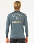 Island Vibe Upf Long Sleeve Rash Guard Men Rash Guards Rip Curl - 3
