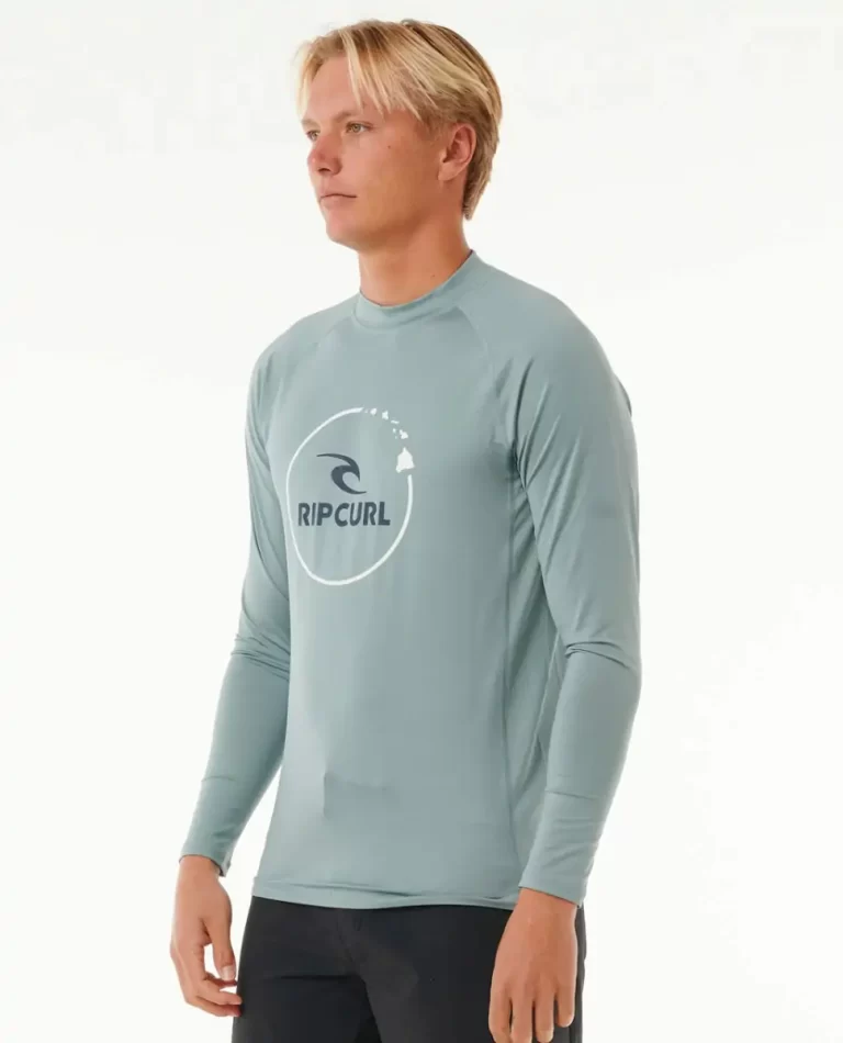 Island Vibe Upf50  Long Sleeve Rash Guard Men Rip Curl Rash Guards - 2