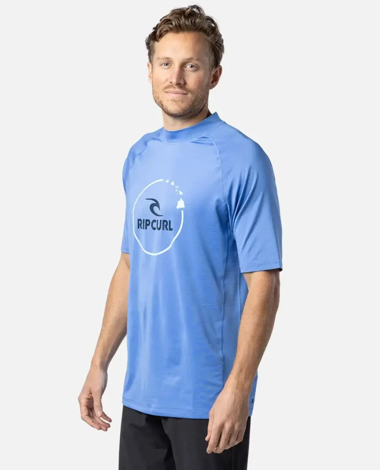 Island Vibe Upf50  Short Sleeve Rash Guard Men Rash Guards Rip Curl - 2