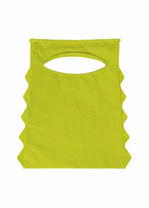 Issey Miyake Giza Giza Hirome Peacock Green （No.65）|Leaf Green （No.64）|Lilac （No.80）|Bottle Green （No.67） Tote Bags Women - 1