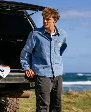 Jackets Men Rip Curl X Abrand A5 Shacket Larry - 1
