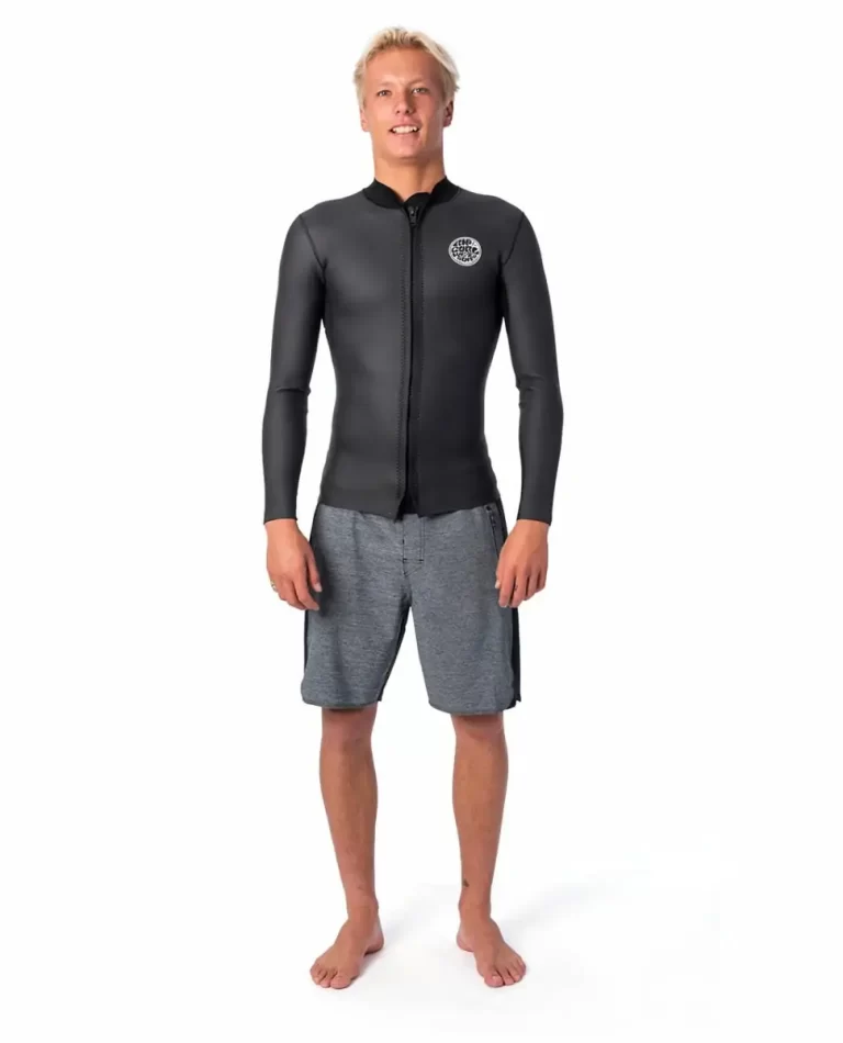 Jackets Vests & Bottoms Men Rip Curl Dawn Patrol 1.5Mm Long Sleeve Front Zip Jacket - 1