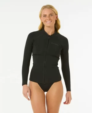 Jackets Vests & Bottoms Rip Curl Women Womens Dawn Patrol Long Sleeve Jacket - 1