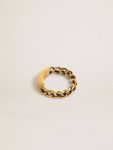 Jewelry Golden Goose Antique Gold Ring In Antique Gold Color With Regular Links Women - 1