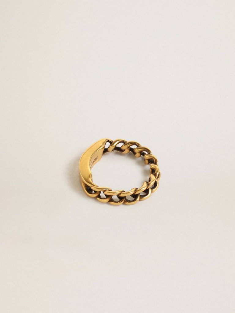 Jewelry Golden Goose Antique Gold Ring In Antique Gold Color With Regular Links Women - 1
