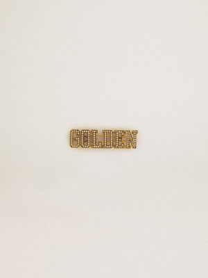 Jewelry Golden Goose White And Antique Gold Golden Lace Tag In Antique Gold Color With Pearls Women - 1