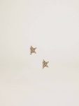 Jewelry Women Women's Stud Earrings In Antique Gold Color With Crystals Golden Goose Antique Gold - 1