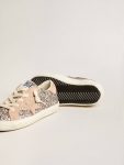 Junior Super-Star In Glitter With Suede Star And Heel Tab Kids Little Girls (1-3 Years) Golden Goose - 4