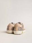 Junior Super-Star In Glitter With Suede Star And Heel Tab Kids Little Girls (1-3 Years) Golden Goose - 5
