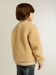 Kids Beige Fleece Bomber Jacket Golden Goose Topwear Selection (4-12 Years) Kids Beige - 4